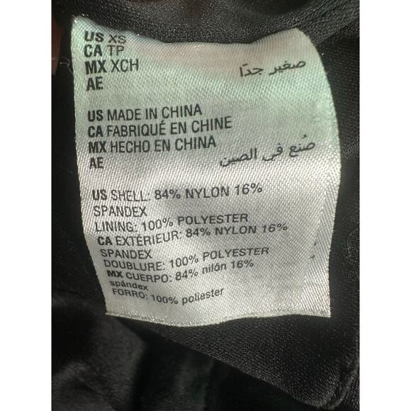 And Now This black long sleeves cowl neck bodysuit size XS - Picture 4 of 14